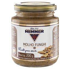 Molho Funghi Hemmer Vidro Unidade 200g