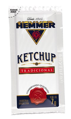 Ketchup Tradicional Sachê Mini Hemmer190x7g