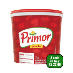 Margarina Primor Unidade 3kg