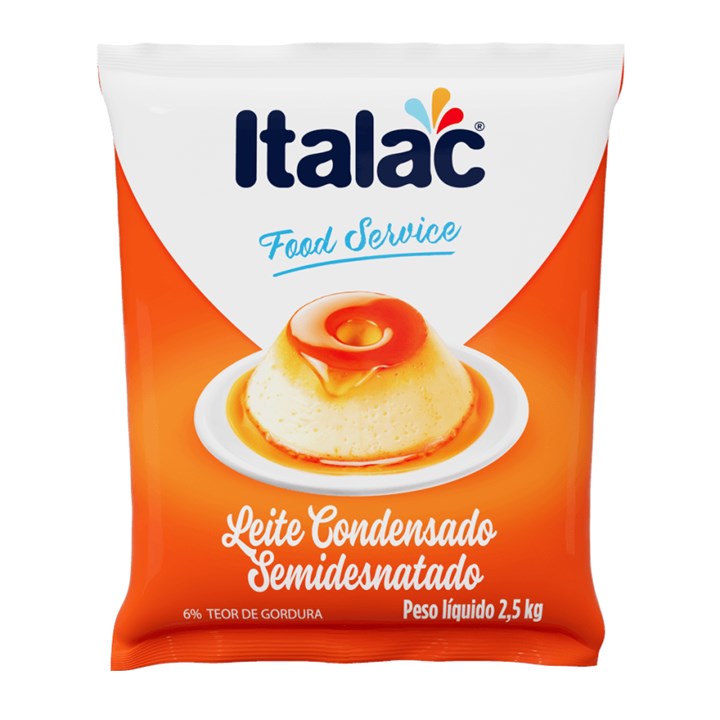 Leite Condensado Bag Italac Unidade 2,5kg