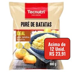 Purê Batata Tecnutri Pacote 800g